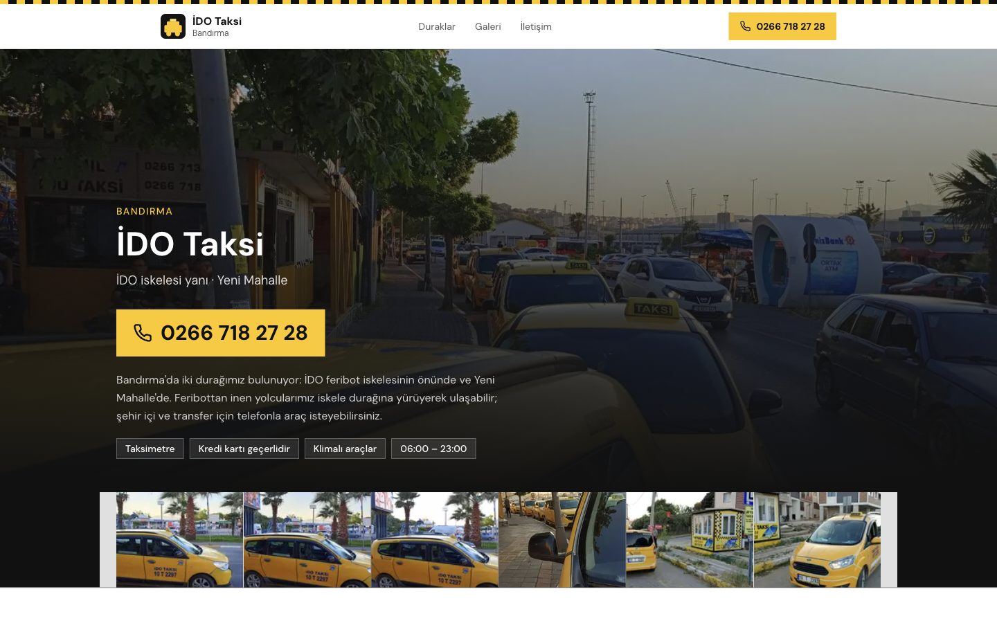 Bandırma İDO Taksi — ekran görüntüsü