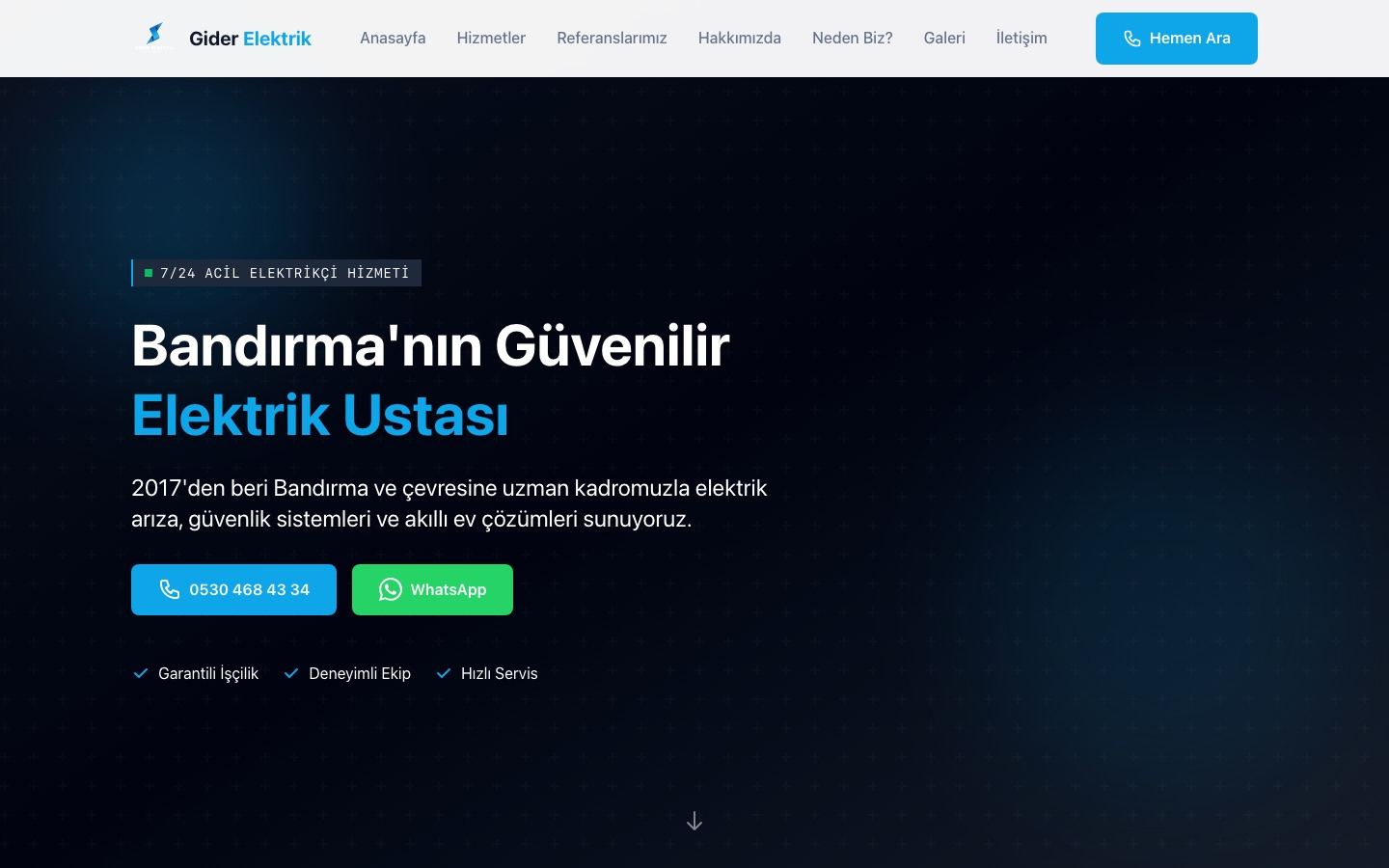 Gider Elektrik — ekran görüntüsü
